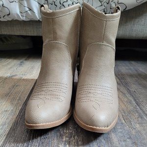 Beige Cowboy Boots